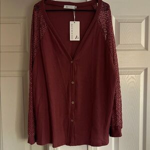 5X Button up Sweater